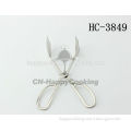 Stainless steel buffet tongs /Scissors bread clip/bread tong